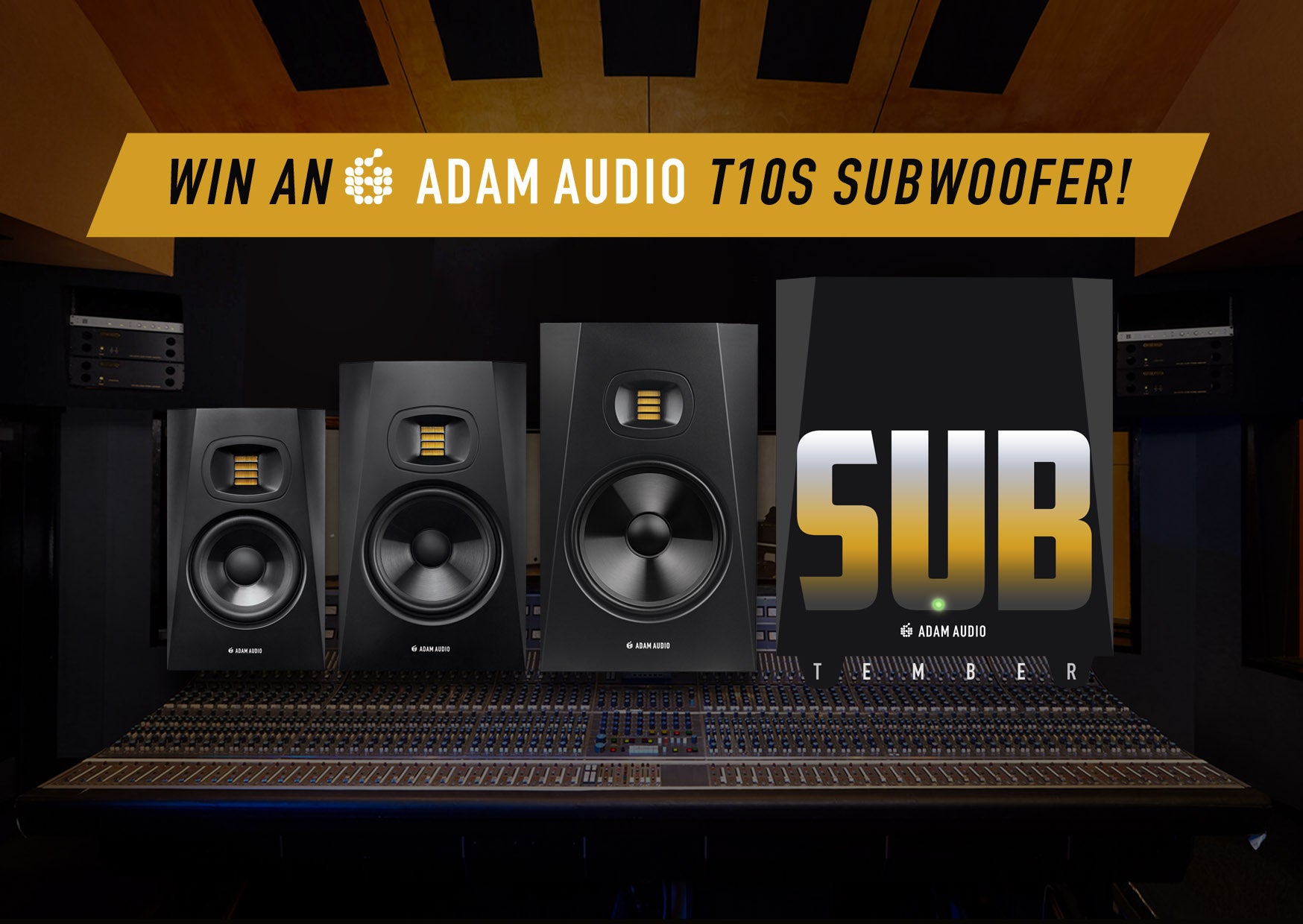 Win a ADAM Audio T10S this September!