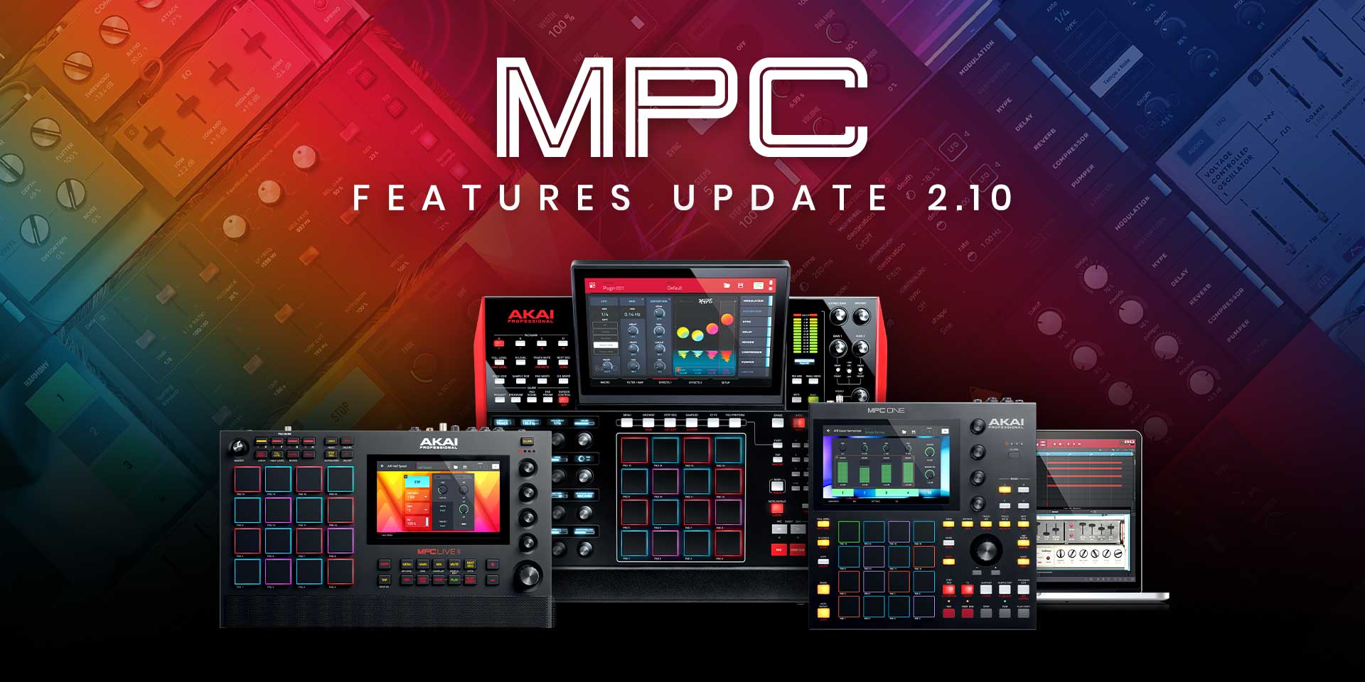 AKAI  releases MPC 2.10 Features Software Update