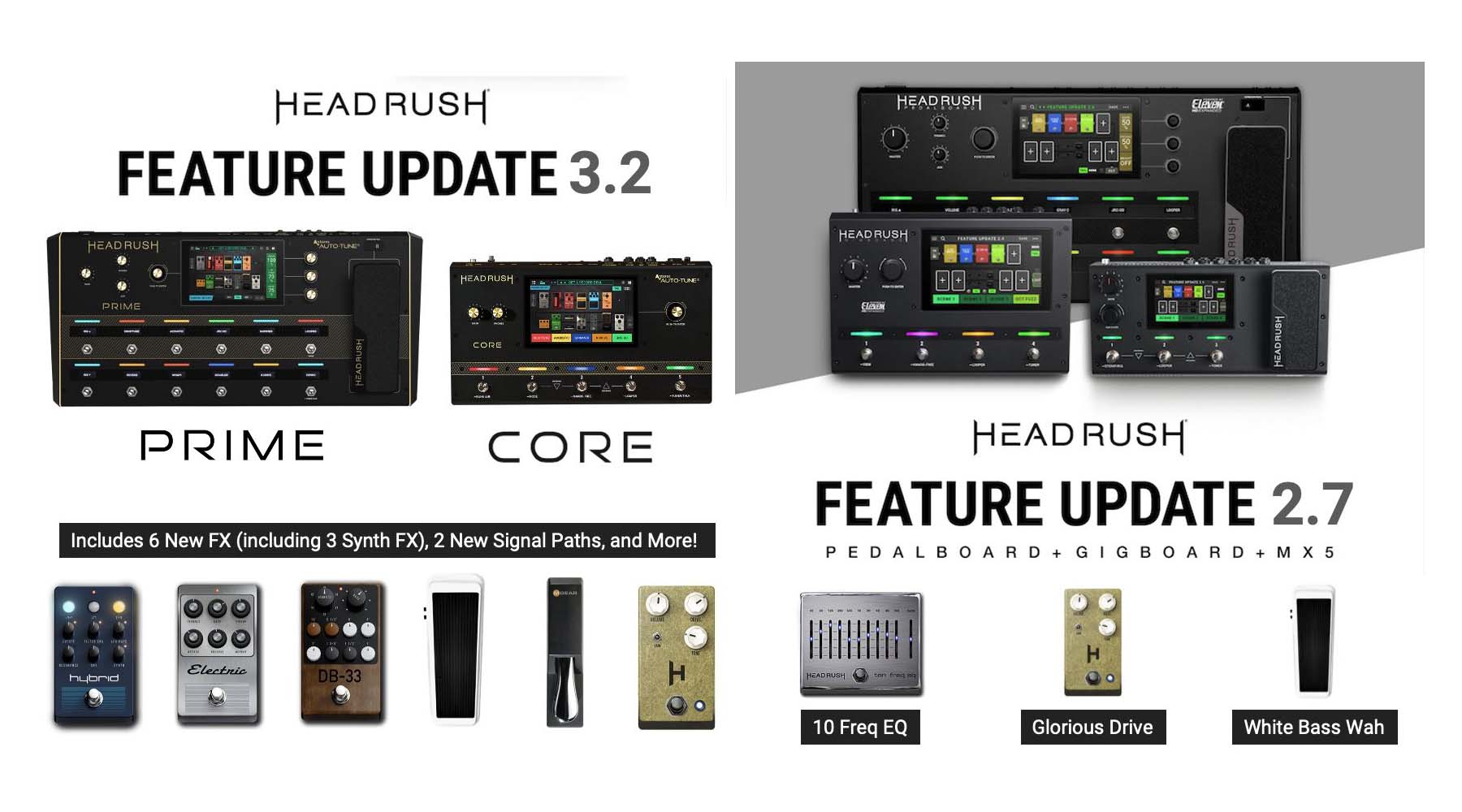 Headrush Feature Update 3.2 has arrived