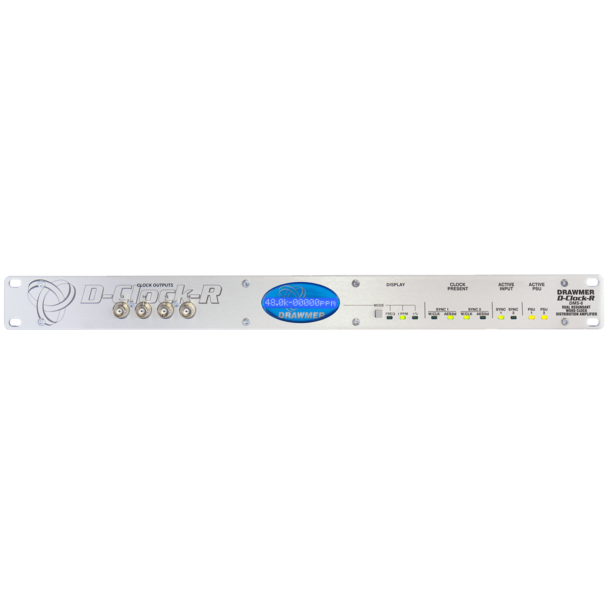 Drawmer DMS6 Dual Redundant Wordclock Distribution Amplifier