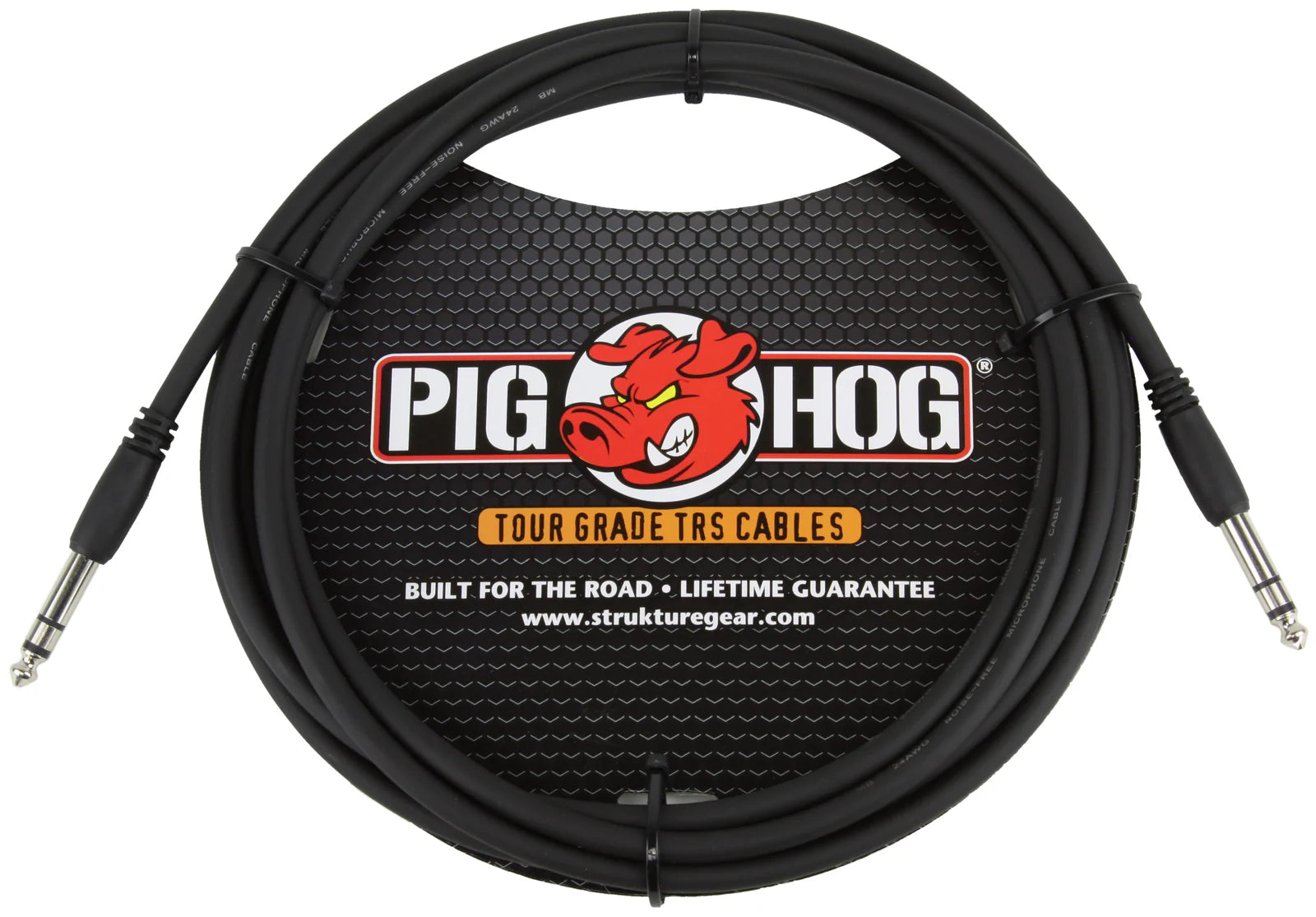 Pig Hog Cable - 1/4" TRS, 10 ft