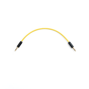 Candycords - myVolts Halo patch cables Mix Pack 2, straight mini mono jack to straight mini mono jack, 2x15cm Yellow, 2x30cm Pink, 2x50cm Green and 2x80cm Purple