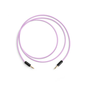 Candycords - myVolts Halo patch cables Mix Pack 2, straight mini mono jack to straight mini mono jack, 2x15cm Yellow, 2x30cm Pink, 2x50cm Green and 2x80cm Purple