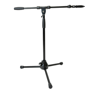 Precision by Triad Orbit ST-BM2 Short Tripod Mic Stand Full View With Adapter