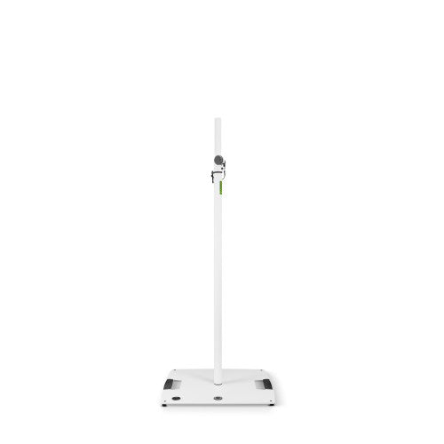 Gravity LS 431 Lighting Stand with Square Steel Base and Excentric Mounting Option - White