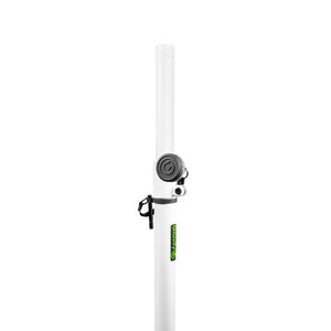 Gravity LS 431 Lighting Stand with Square Steel Base and Excentric Mounting Option - White