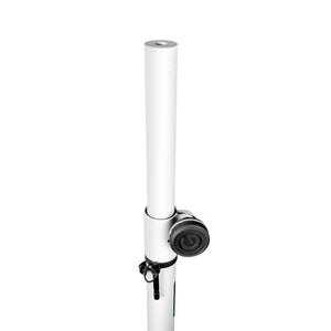 Gravity LS 431 Lighting Stand with Square Steel Base and Excentric Mounting Option - White