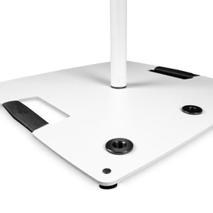 Gravity LS 431 Lighting Stand with Square Steel Base and Excentric Mounting Option - White