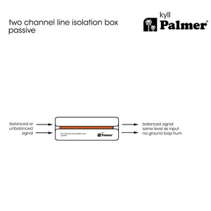 Palmer RIVER Kyll Passive 2-Channel Line Isolation Box