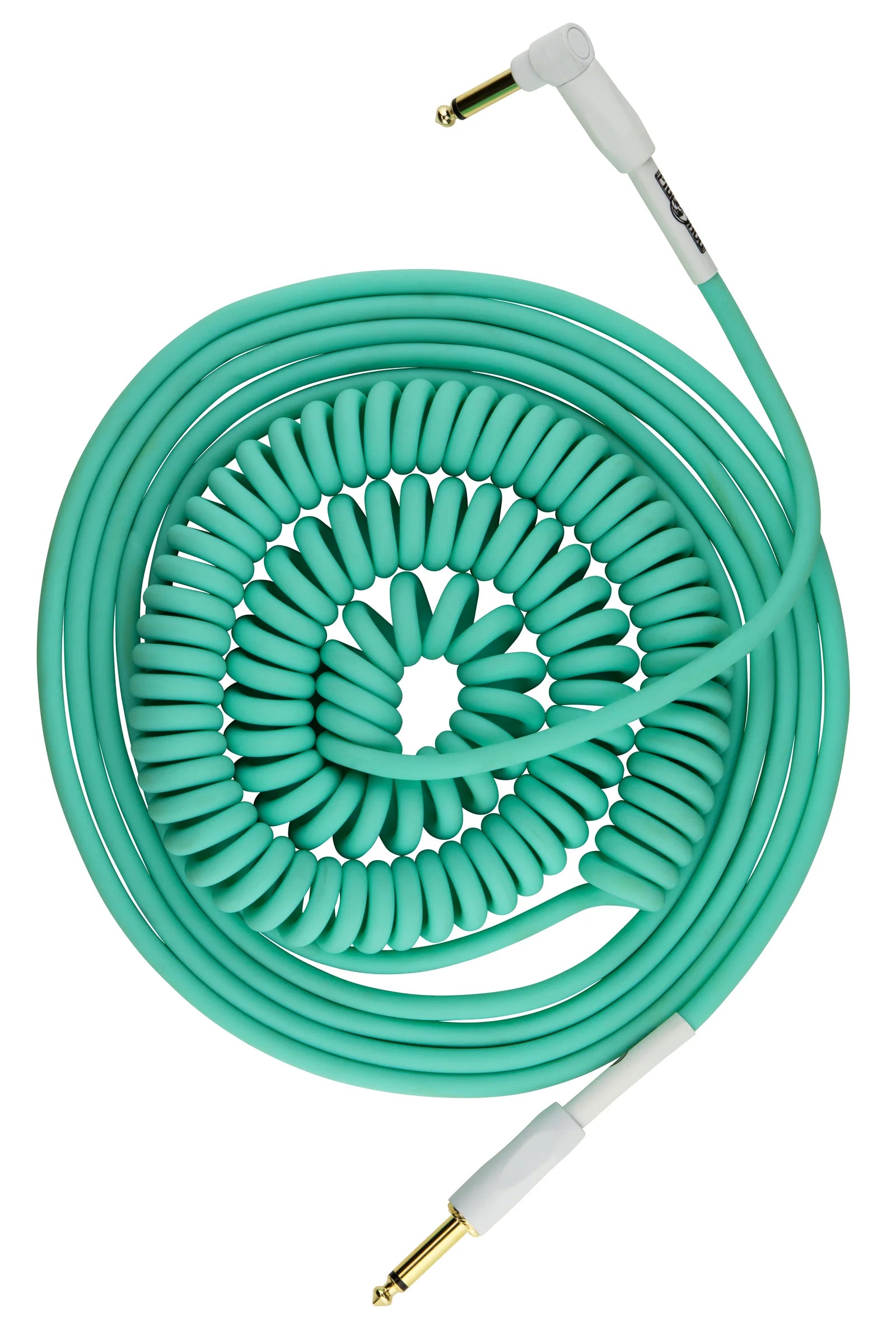 Pig Hog "Half Coil" Instrument Cable, 30 ft, Seafoam Green