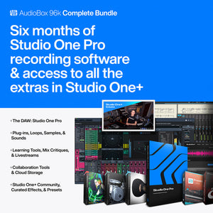 PreSonus AudioBox USB 96 Complete Bundle