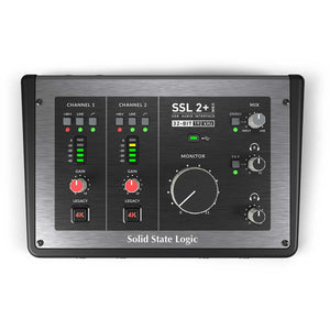 Solid State Logic 2+ MkII Audio Interface - Top