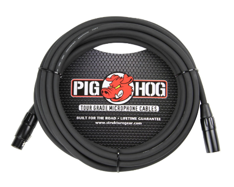 Pig Hog 8mm Mic Cable, 25ft XLR