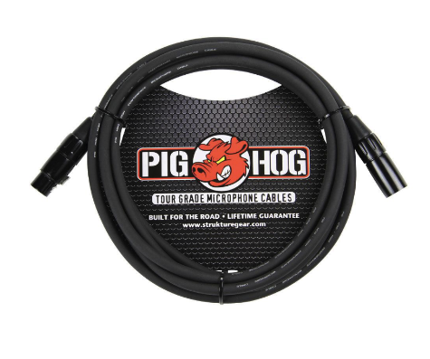 Pig Hog 8mm Mic Cable, 100ft XLR