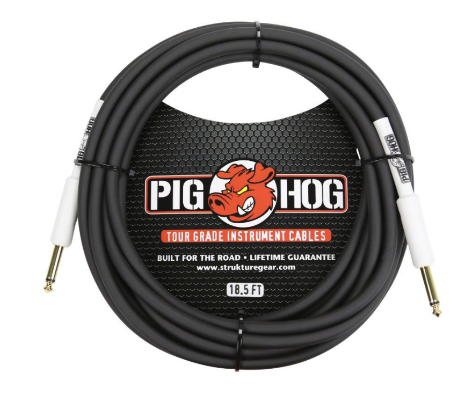 Pig Hog 18.5ft 1/4" - 1/4" 8mm Inst. Cable