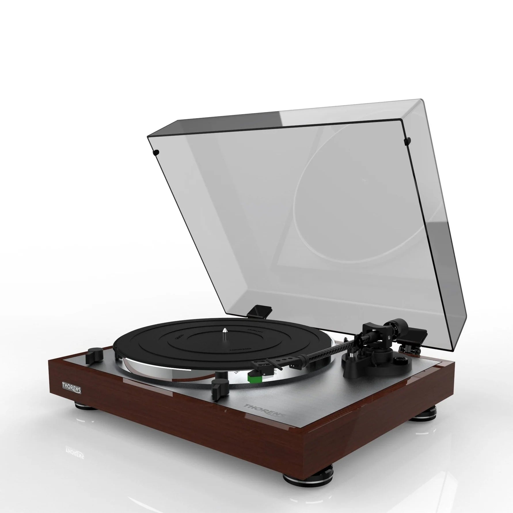 Thorens TD402 DD Semi Automatic Turntable - Walnut