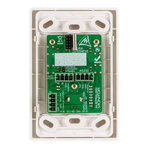 Australian Monitor WP4R-W 4 Button Wall Control Panel with Rotary Encoder White for the ZONEMIX Solution