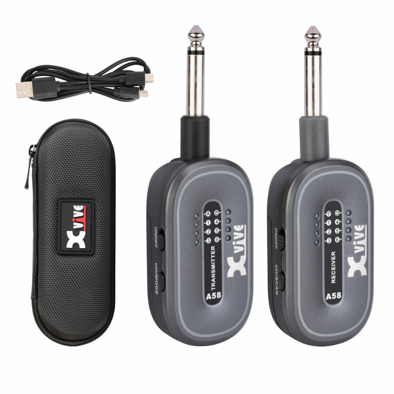 XVive A58 5.8 Ghz Wireless Guitar System