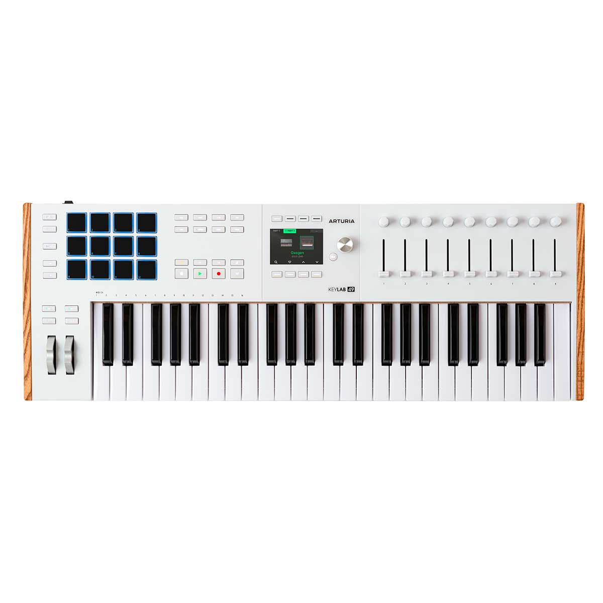 Arturia Keylab MK3 49 Key Midi Controller - White - Top