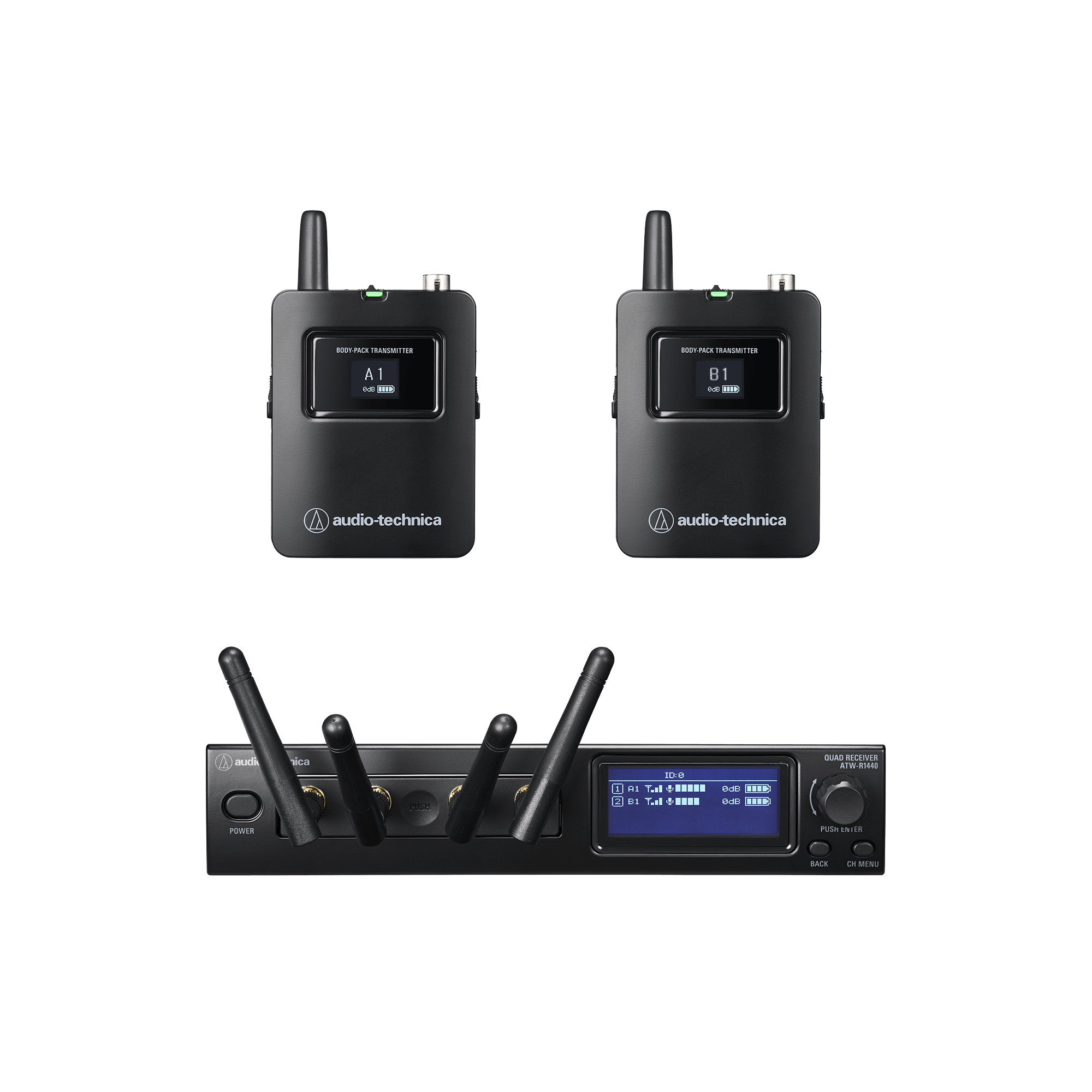 Audio-Technica ATW-1421 System 20 PRO Dual Body-Pack System