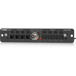 Klark Teknik DN32-ADAT ADAT Expansion Module with up to 32 Record/Playback Channels