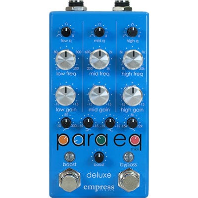 Empress Effects: ParaEQ MKII Deluxe, Parametric EQ, Effects Pedal