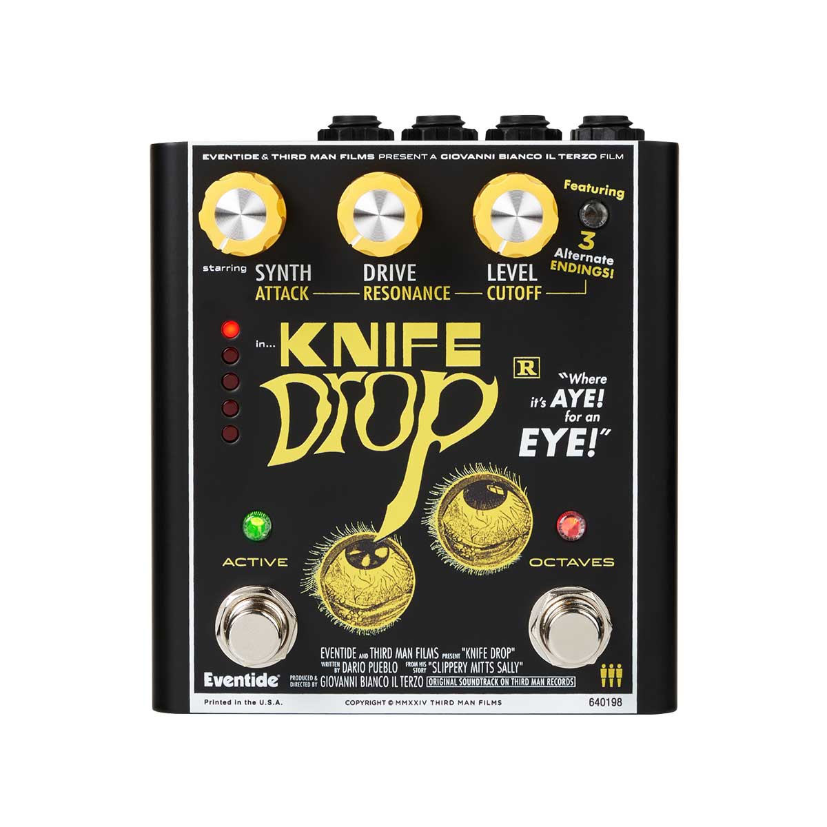 Eventide Knifedrop Sub-Octave Fuzz & Analog Synth Pedal