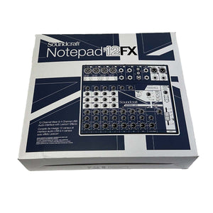 Soundcraft Notepad-12FX Small-format Analog Mixer (Display Stock)