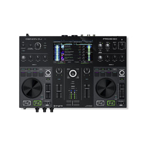 Denon Prime Go 2-Deck Rechargeable Smart DJ Console with 7” Touchscreen