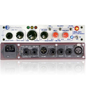 Preamps/Channel Strips - Summit Audio 2BA-221 Mic/Line Preamp