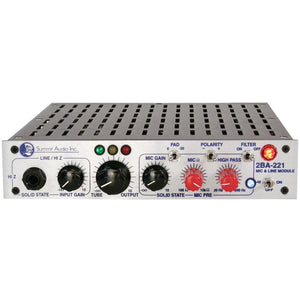 Preamps/Channel Strips - Summit Audio 2BA-221 Mic/Line Preamp