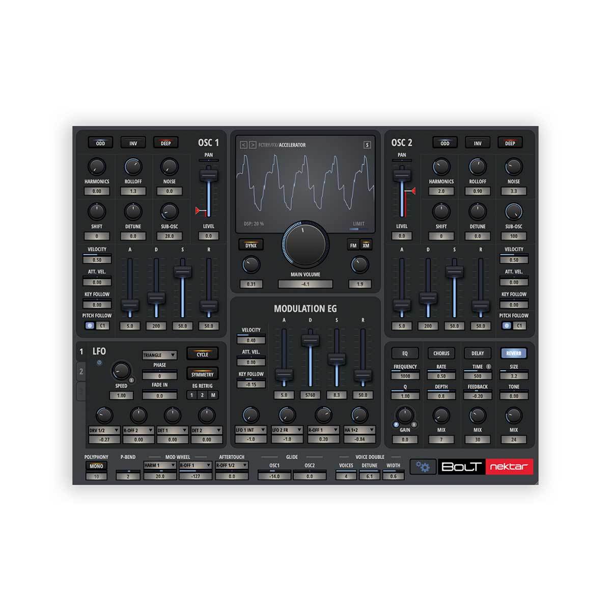 Software Instruments - Nektar Bolt Nektar BOLT Harmonic Synthesizer